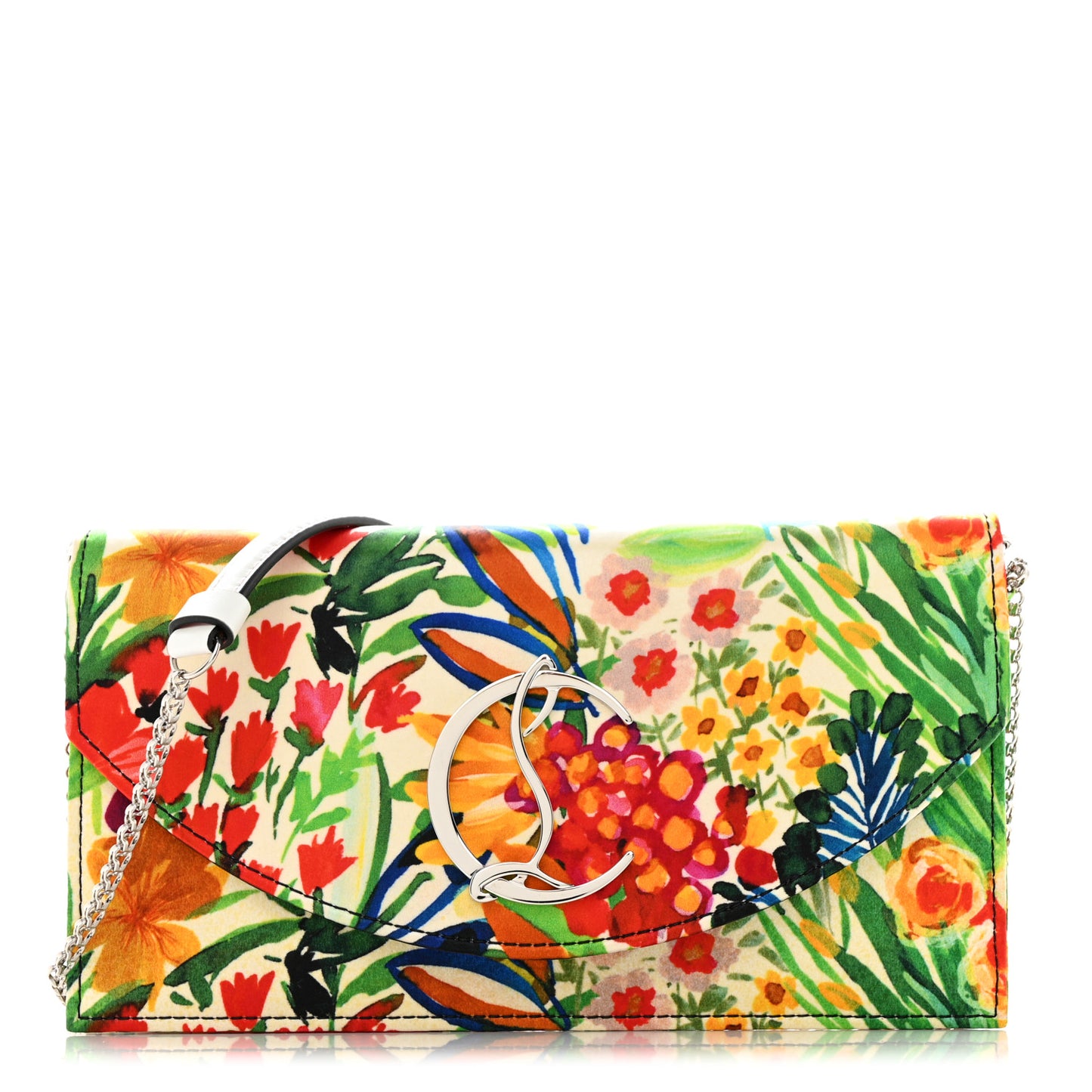 Satin Loubi54 Crossbody Clutch Multicolor