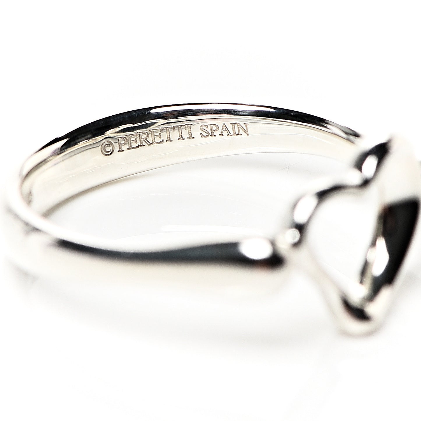 Sterling Silver Elsa Peretti Open Heart Ring 50 5.25