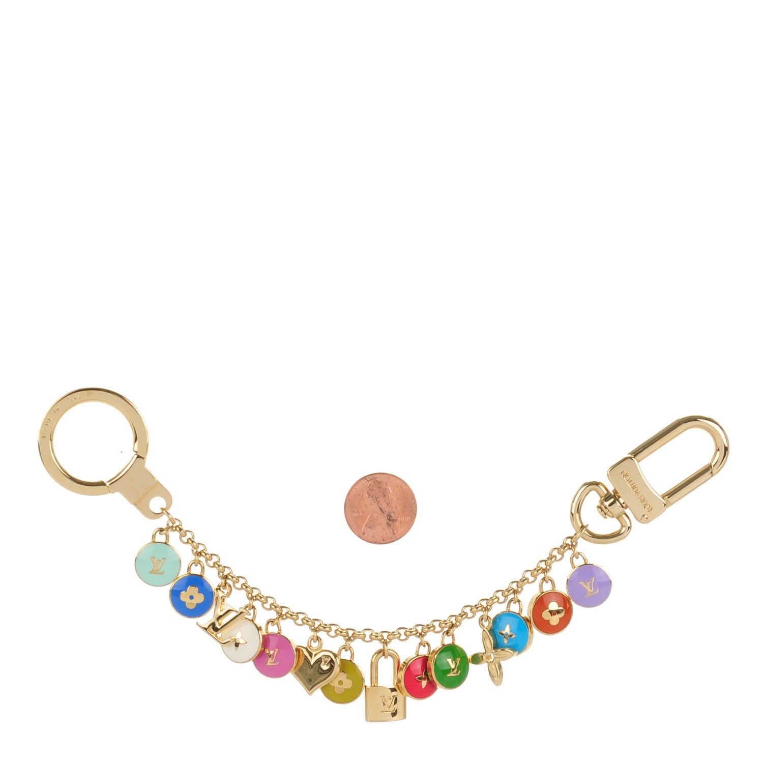 Louis Vuitton Pastilles Key Chain Bag Charm Multicolor 2 of 4