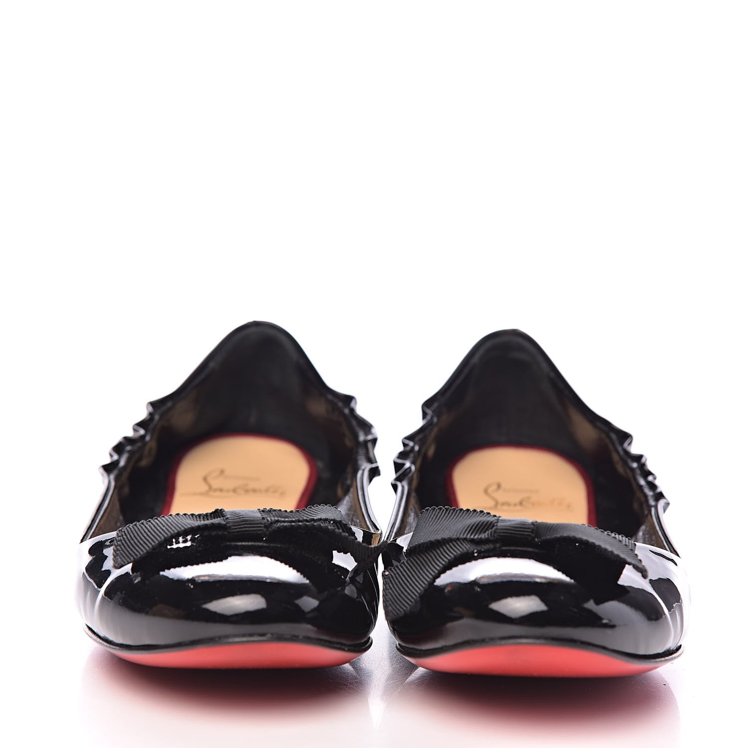 Christian Louboutin Patent Gloriana Flats 36.5 Black 2 of 13