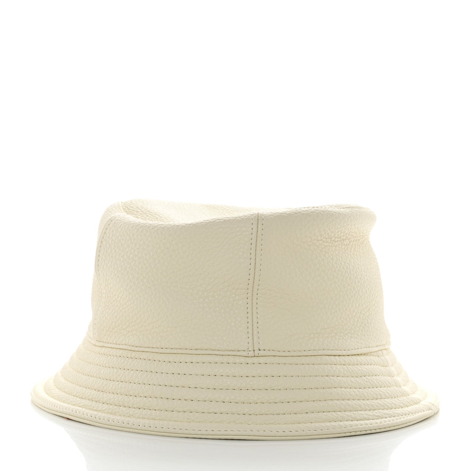 Hermes Cerf Lourd Calvi Bucket Hat 56 White Casse 5 of 8