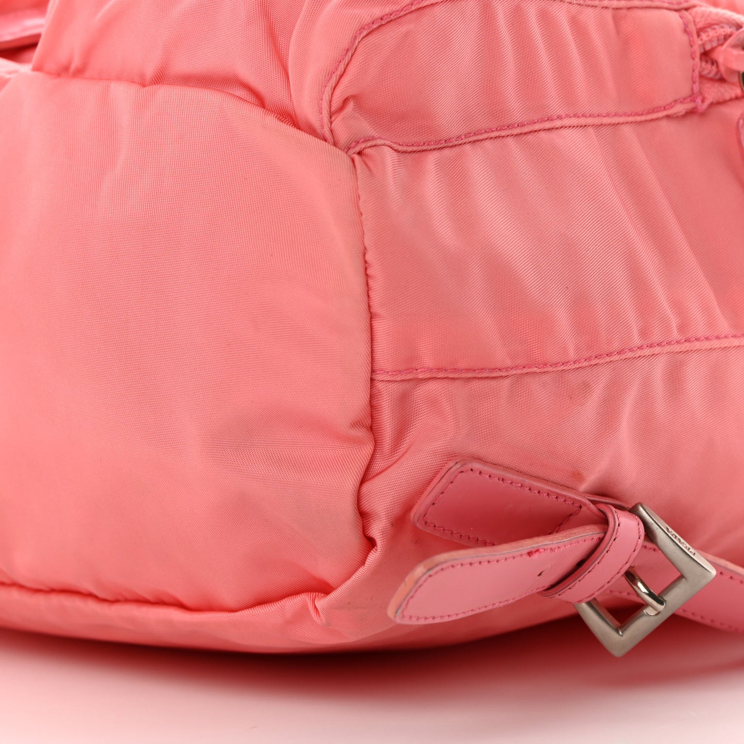 Nylon Vela Medium Backpack Pink