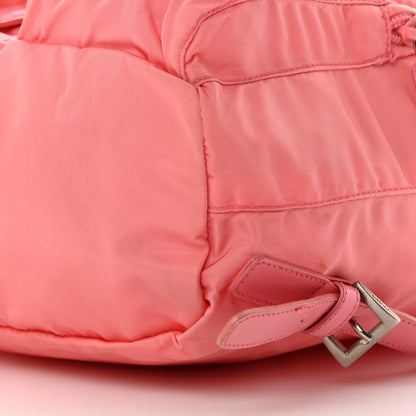 Prada Nylon Vela Medium Backpack Pink 9 of 19