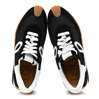Loewe Nylon Suede Flow Runners Sneakers 40 Black 2 of 10