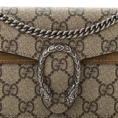 Gucci GG Supreme Monogram Super Mini Dionysus Shoulder Bag Taupe 8 of 10