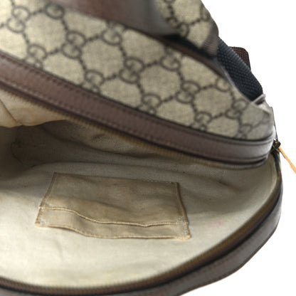 Gucci GG Supreme Monogram Calfskin Web Small Ophidia Day Backpack Beige Ebony New Acero 8 of 15