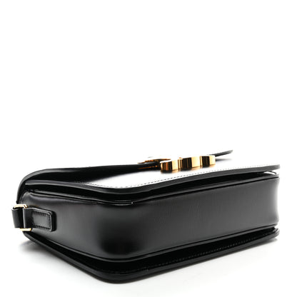 Celine Shiny Calfskin Teen Triomphe Black 4 of 10