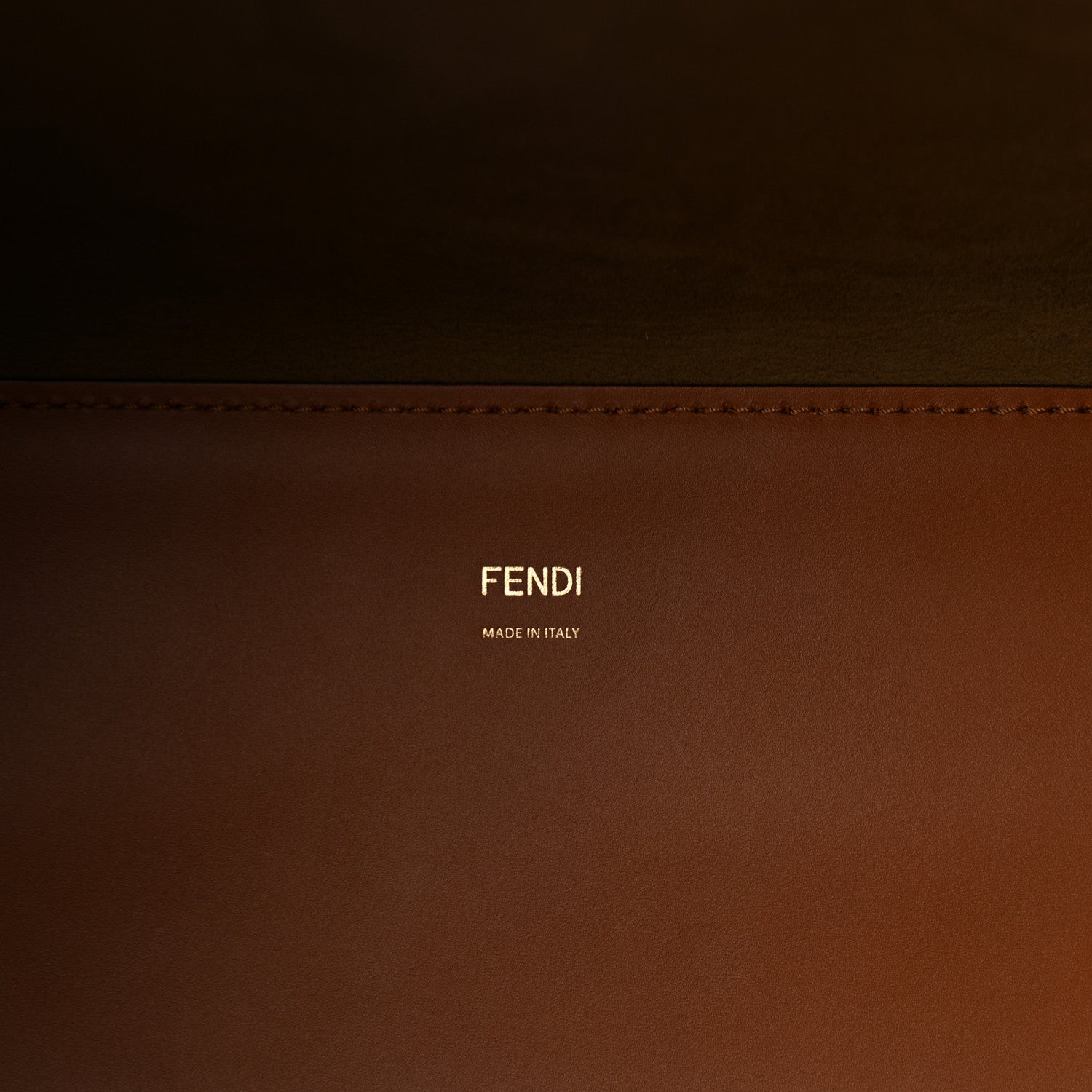 Fendi Vitello King Plexiglass Medium Fendi Sunshine Shopper Tote Cuoio 7 of 11