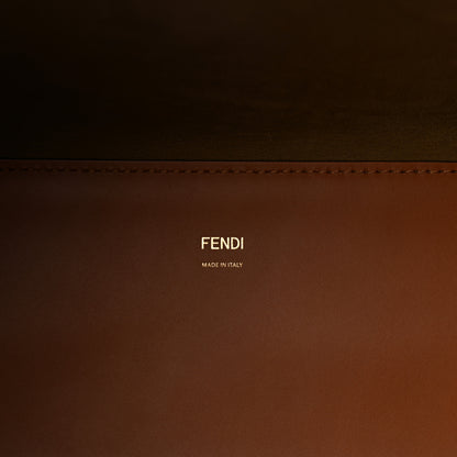 Fendi Vitello King Plexiglass Medium Fendi Sunshine Shopper Tote Cuoio 7 of 11