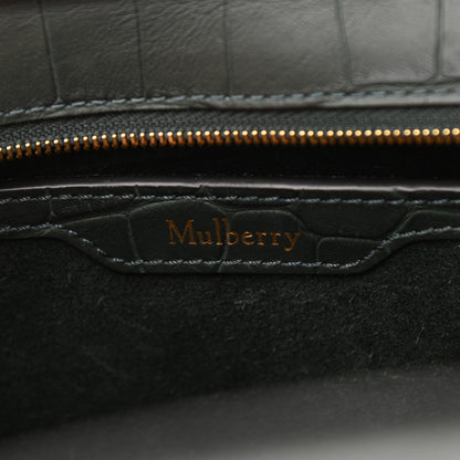 Mulberry Crocodile Embossed Small Zipped Bayswater Nettle Green 6 of 9