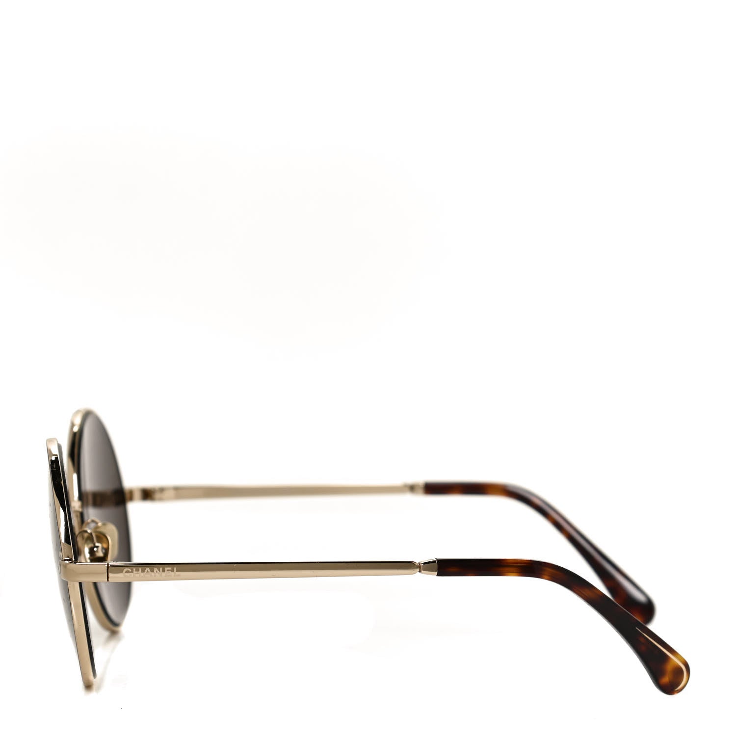 Chanel Round Sunglasses 4268 Gold 3 of 8