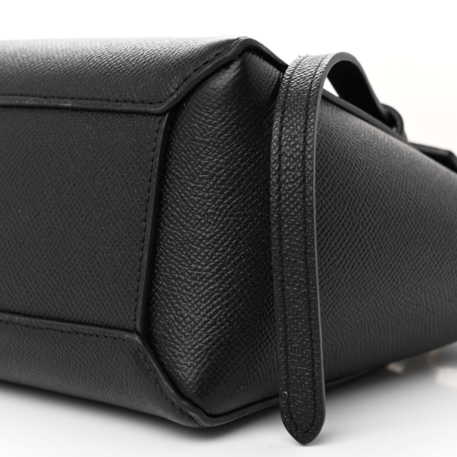 Celine Grained Calfskin Nano Belt Bag Black 10 of 11