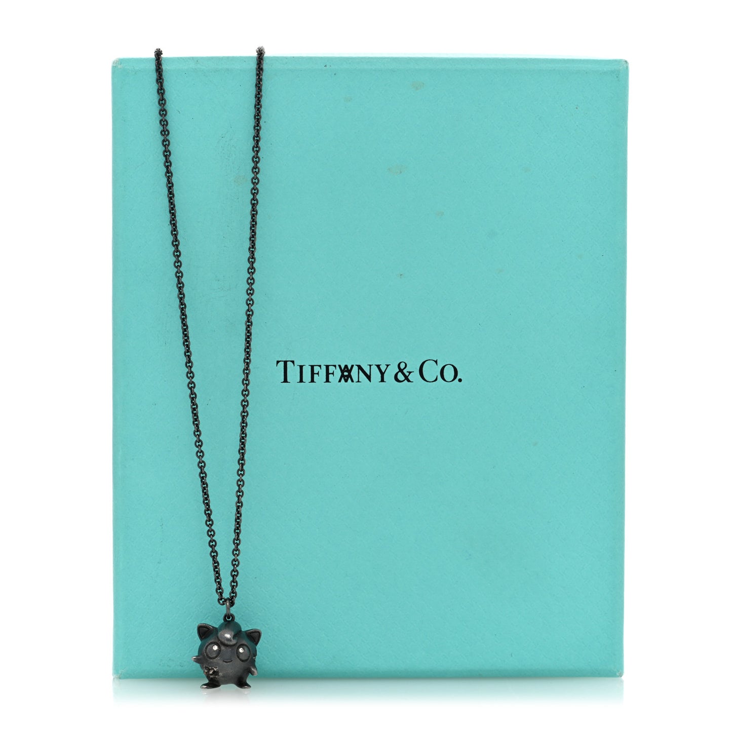 X ARSHAM STUDIOS X POKEMON Sterling Silver Diamond JigglyPuff Pendant Necklace