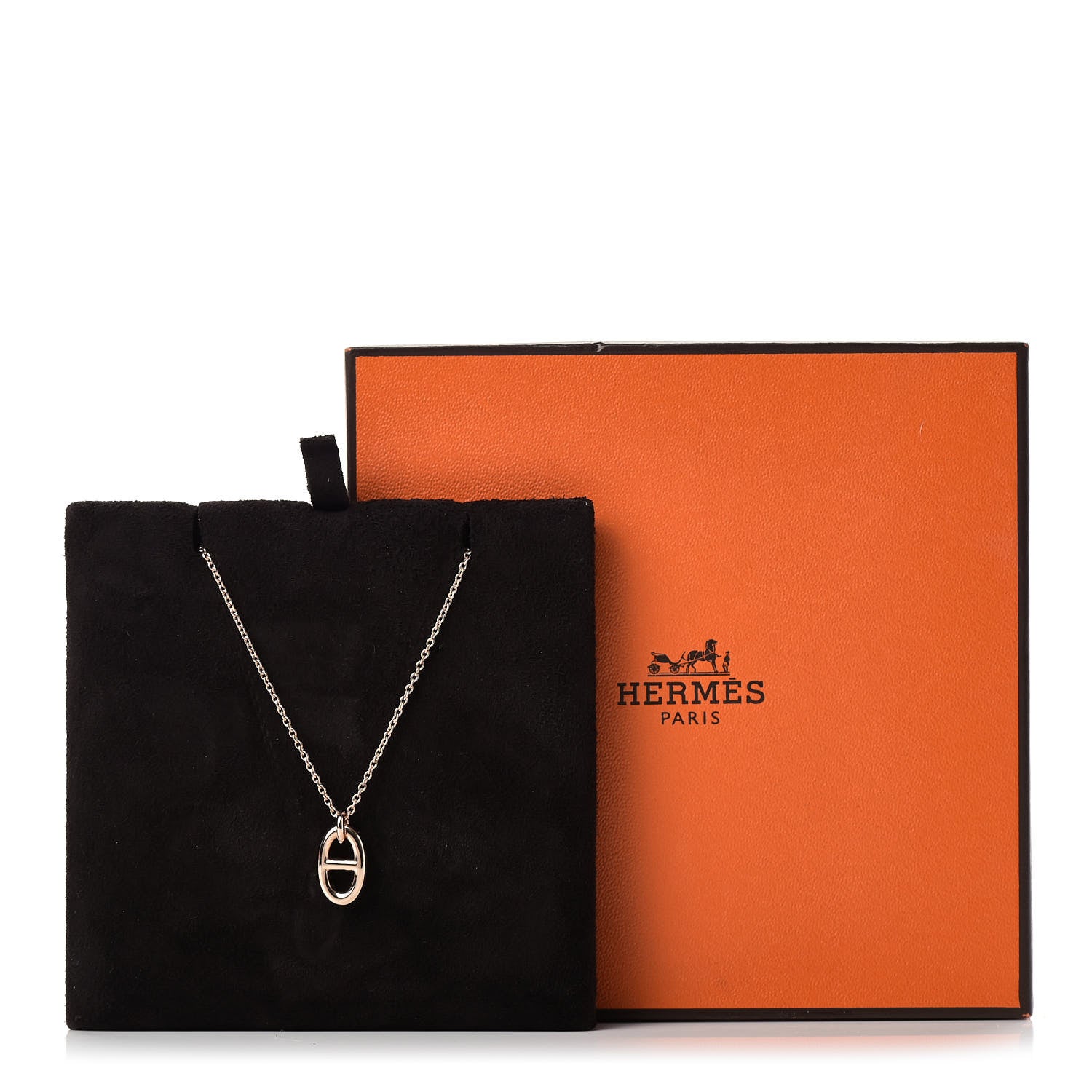 Hermes 18K Rose Gold PM Farandole Pendant Necklace 5 of 5