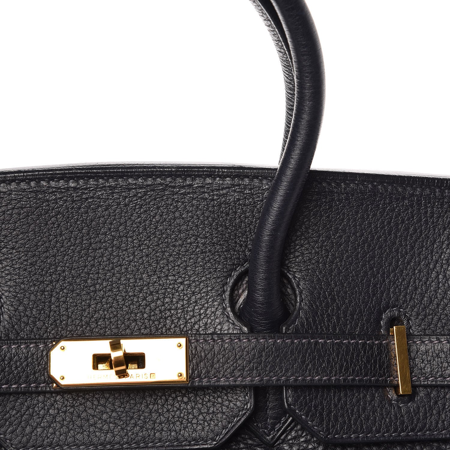 Hermes Taurillon Clemence Birkin 35 Bleu Indigo 27 of 36