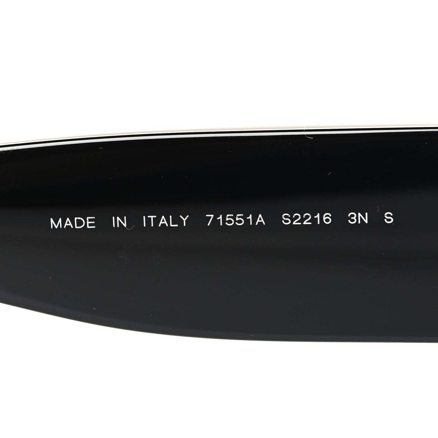 Acetate Rectangle Sunglasses 71551A Black Gold