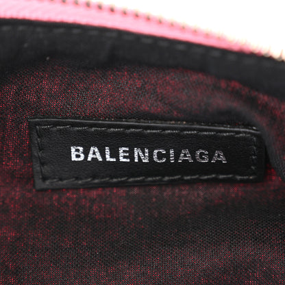 Balenciaga Denim BB Monogram Le Cagole Shoulder Bag XS Pink 7 of 11