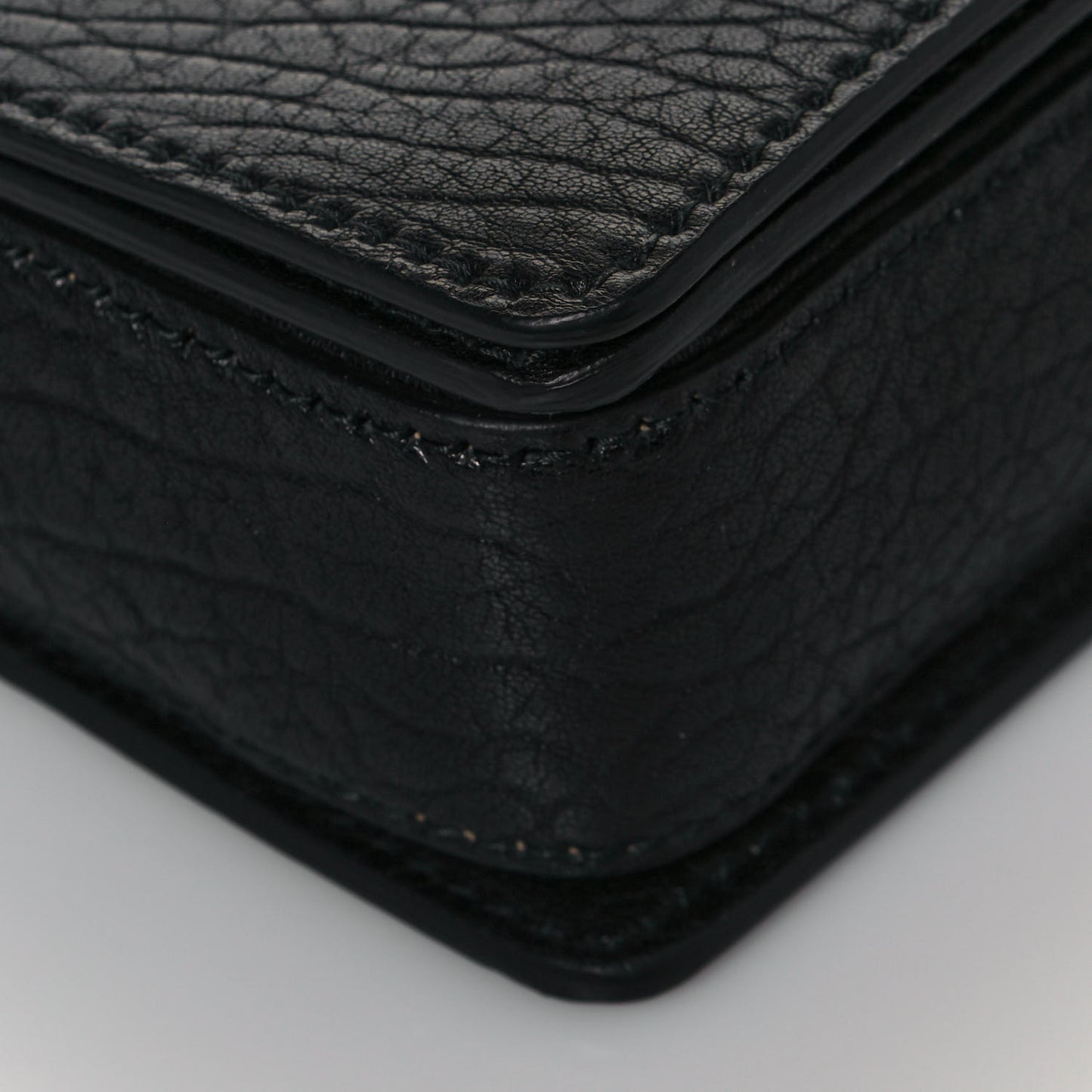 Canyon Grained Lambskin Dio(r)evolution Flap Bag Black