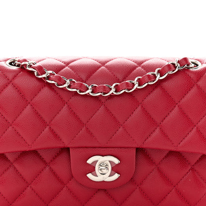 Chanel Caviar Quilted Small Double Flap Dark Pink 8 of 10