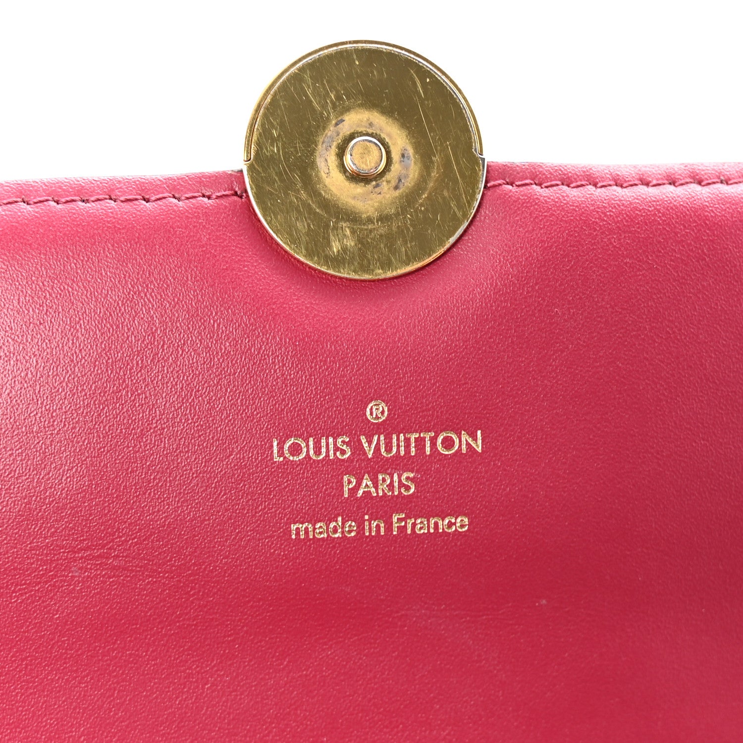 Louis Vuitton Monogram Flore Chain Wallet Fuchsia 6 of 9