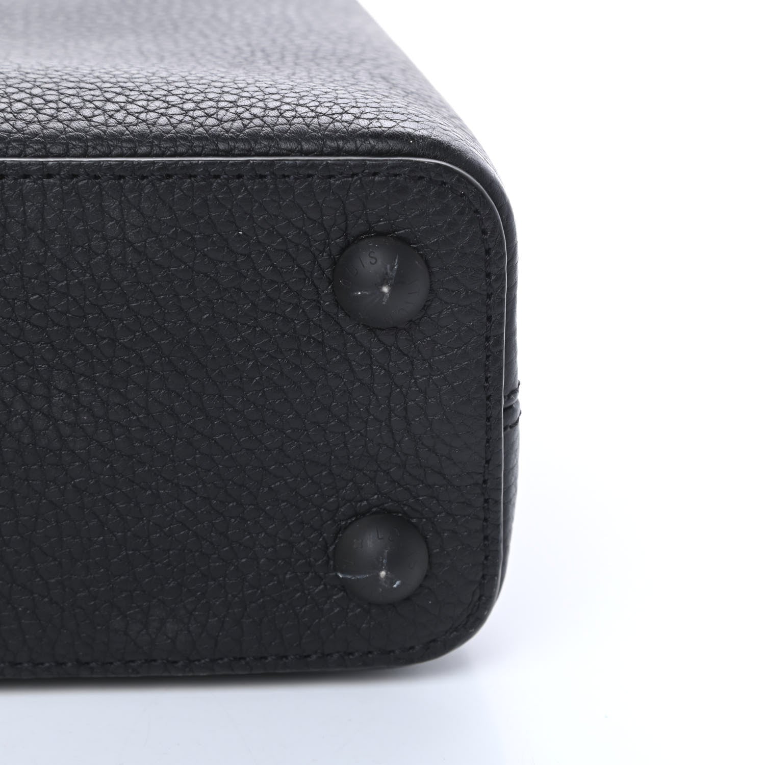 Louis Vuitton Taurillon Capucines BB Matte Black 11 of 14