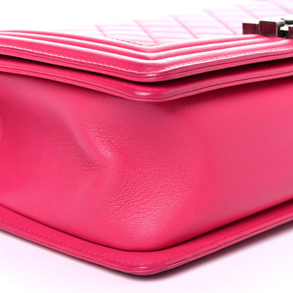 Chanel Lambskin Quilted Medium Boy Flap Pink 8 of 13
