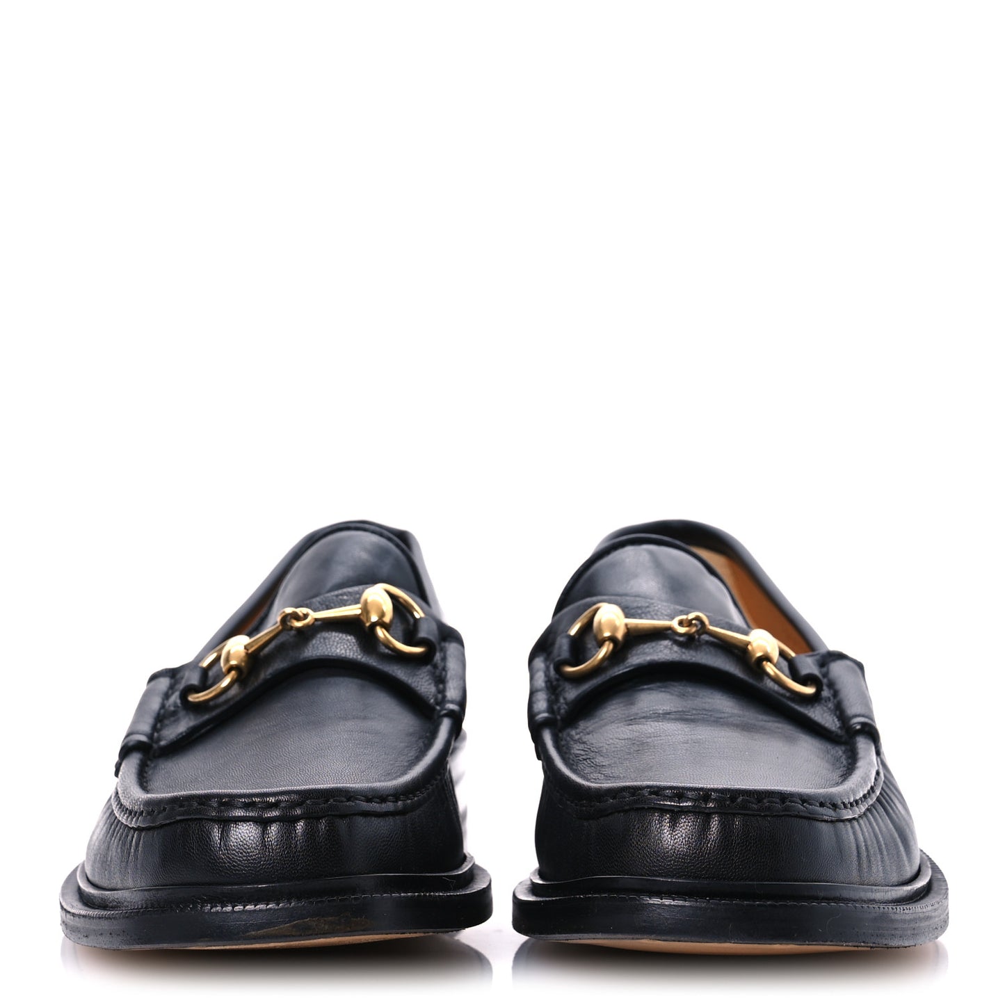Mandala Goatskin Mens Horsebit Loafers 9 Black