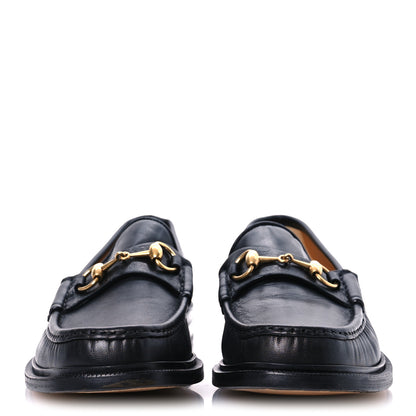 Gucci Mandala Goatskin Mens Horsebit Loafers 9 Black 3 of 11