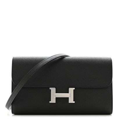 Hermes Epsom Constance Wallet To Go Black 1 of 12