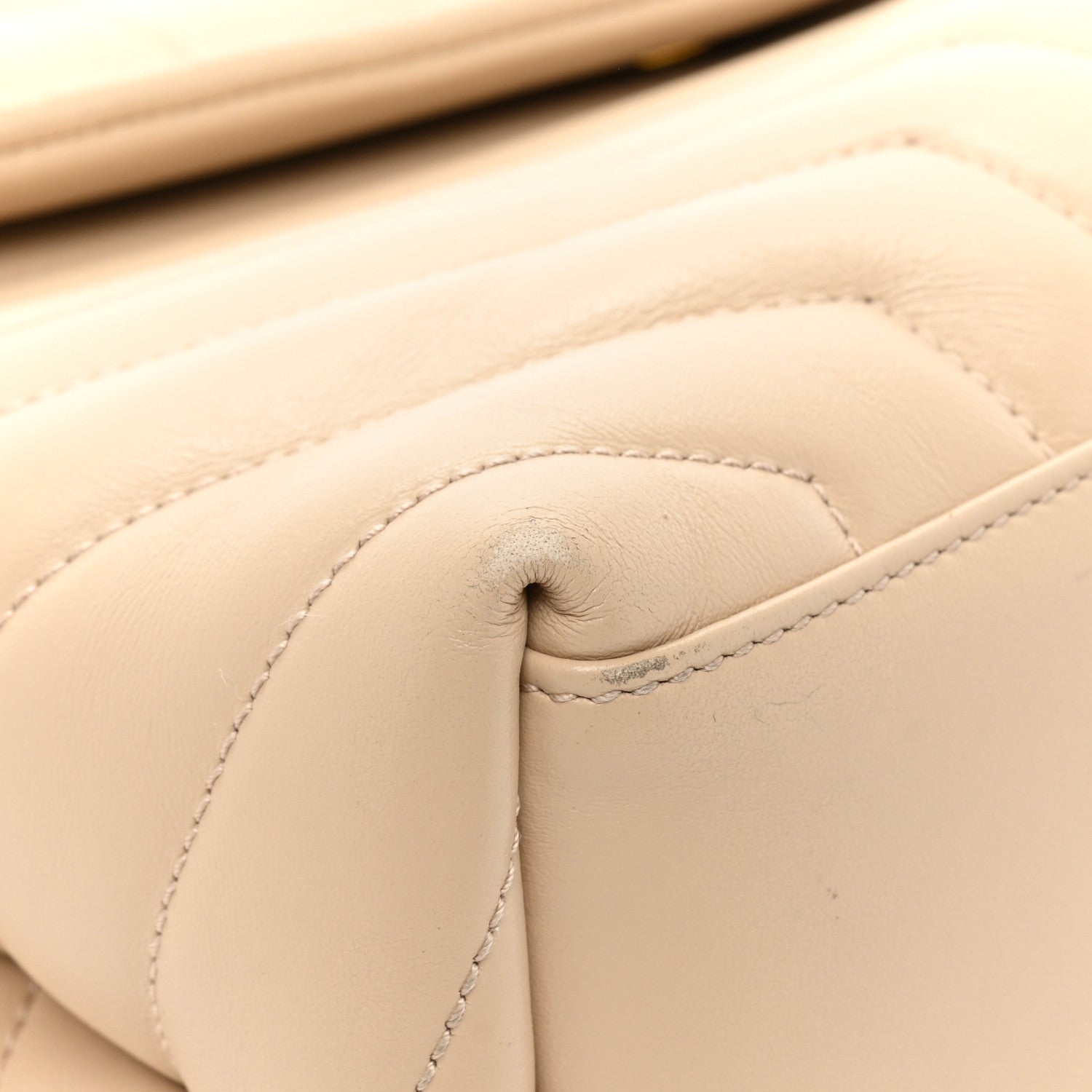 Saint Laurent Calfskin Y Quilted Monogram Medium Loulou Chain Satchel Nude Powder 15 of 20