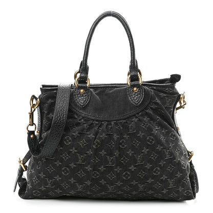 Louis Vuitton Denim Neo Cabby MM Black 1 of 12