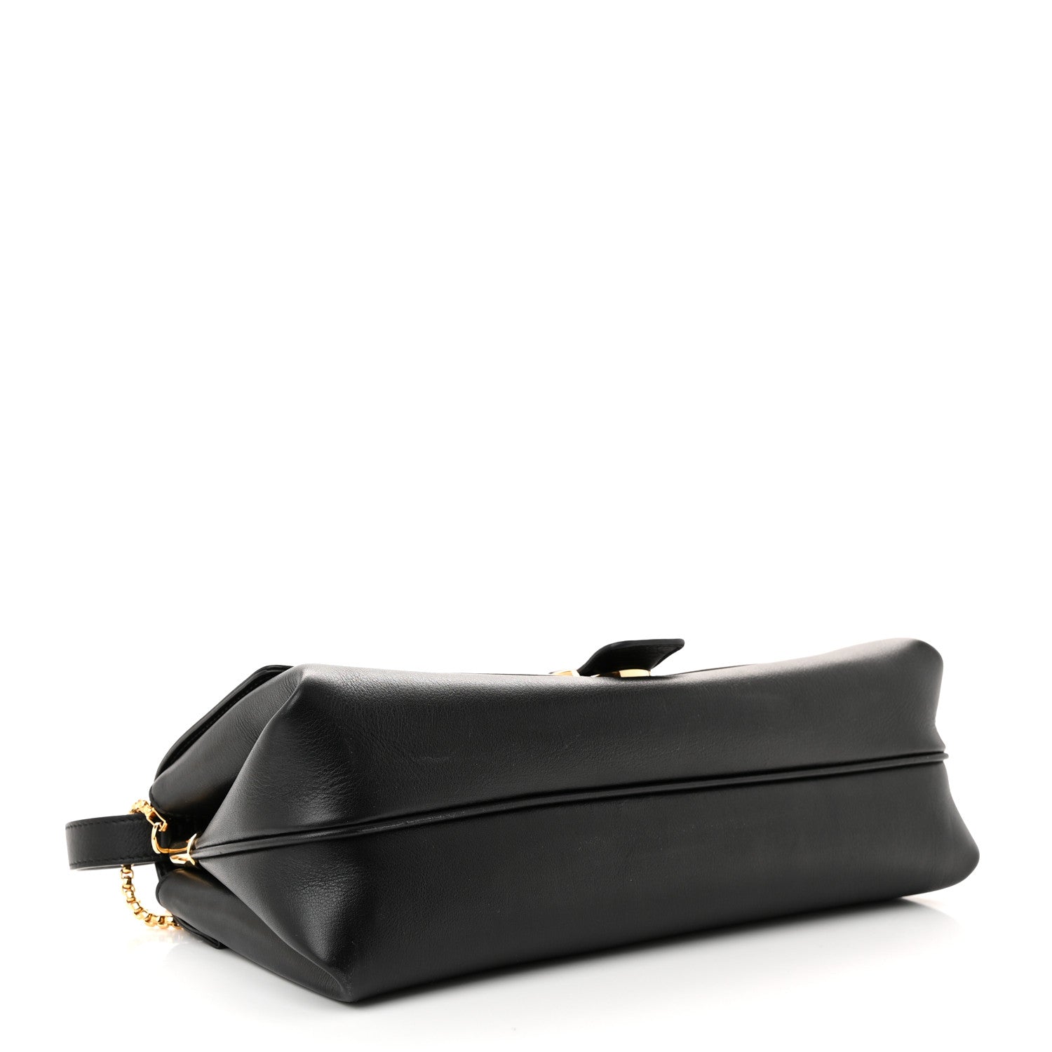 Salvatore Ferragamo Calfskin Small Front Flap Crossbody Bag Black 4 of 10