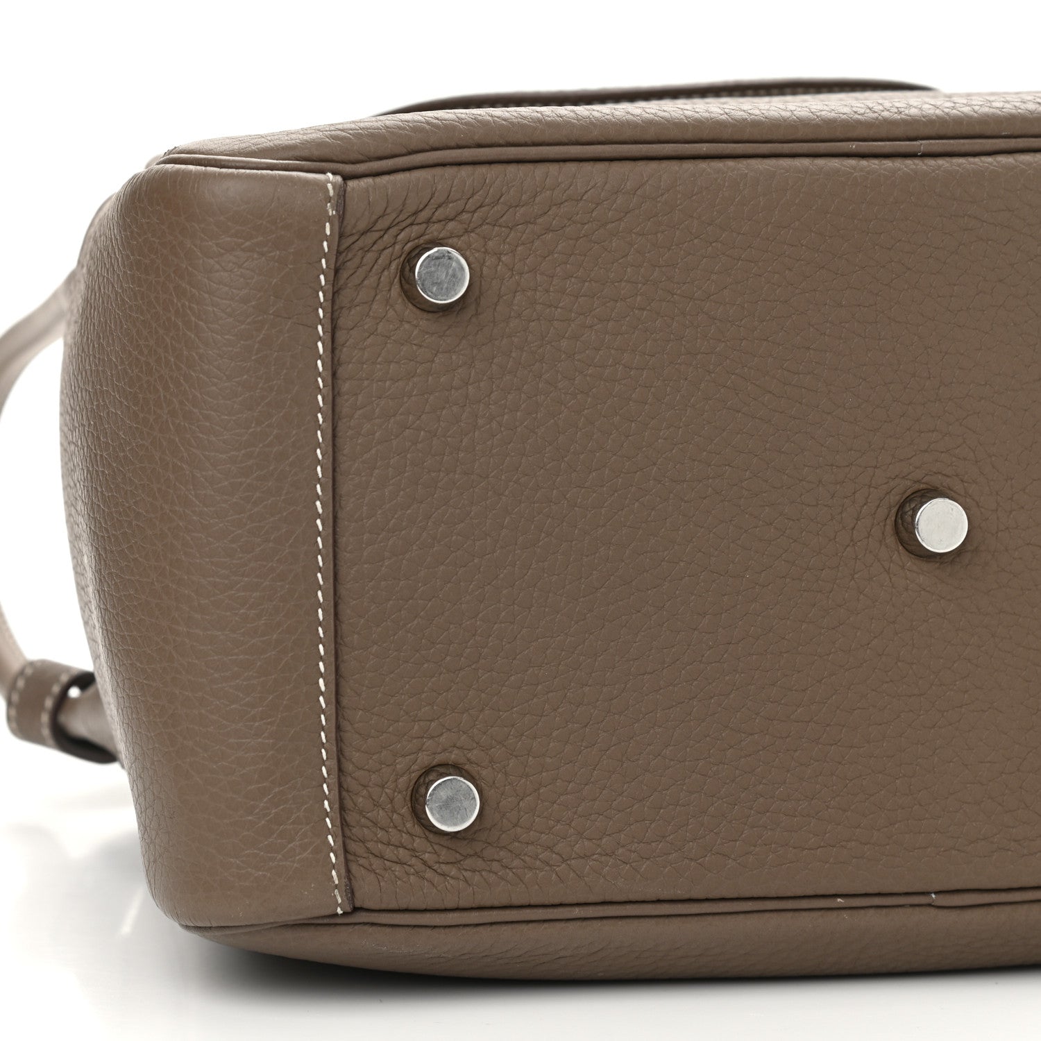 Hermes Taurillon Clemence Lindy 26 Etoupe 6 of 9