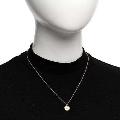 David Yurman 18K Yellow Gold Diamond Initial A Charm Pendant Necklace 2 of 6