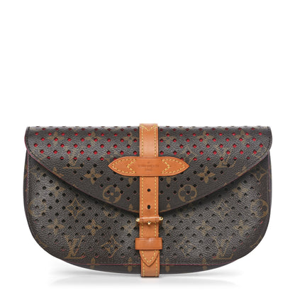 Louis Vuitton Monogram SC Flore Clutch Saumur Corail 1 of 8