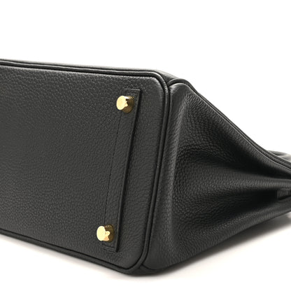 Hermes Togo Birkin 25 Black 10 of 11
