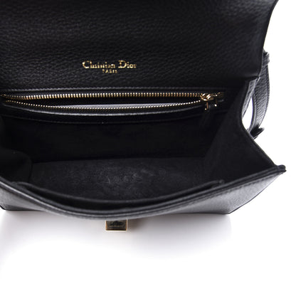 Christian Dior Grained Calfskin Small Diorama Flap Bag Black 4 of 8