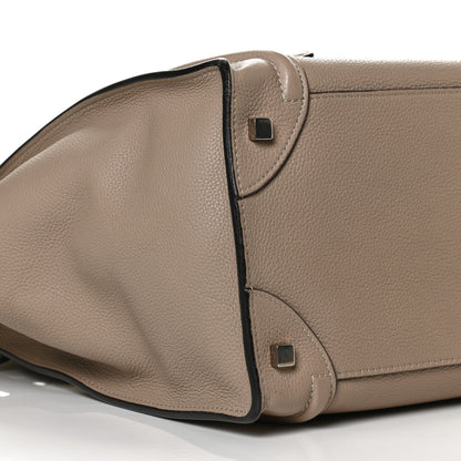 Celine Drummed Calfskin Mini Luggage Dune 10 of 14