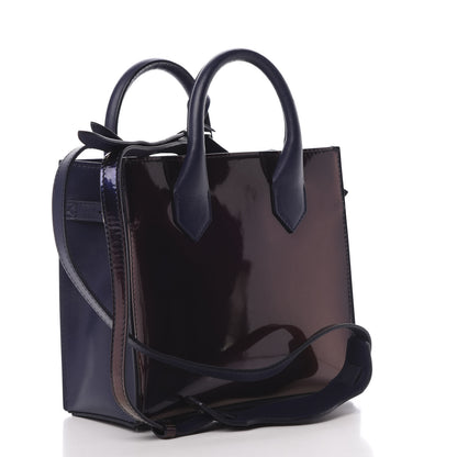 Balenciaga Patent Padlock Mini All Afternoon Tote Violet 2 of 11