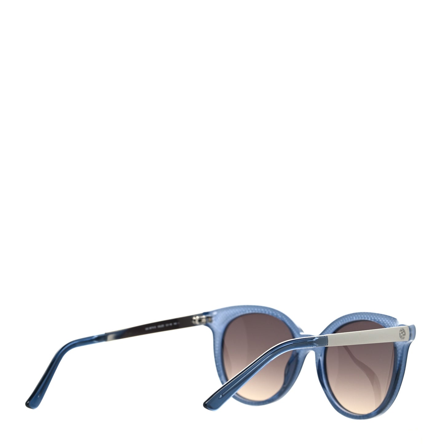 Acetate Embossed Round Sunglasses GG3674/S Blue
