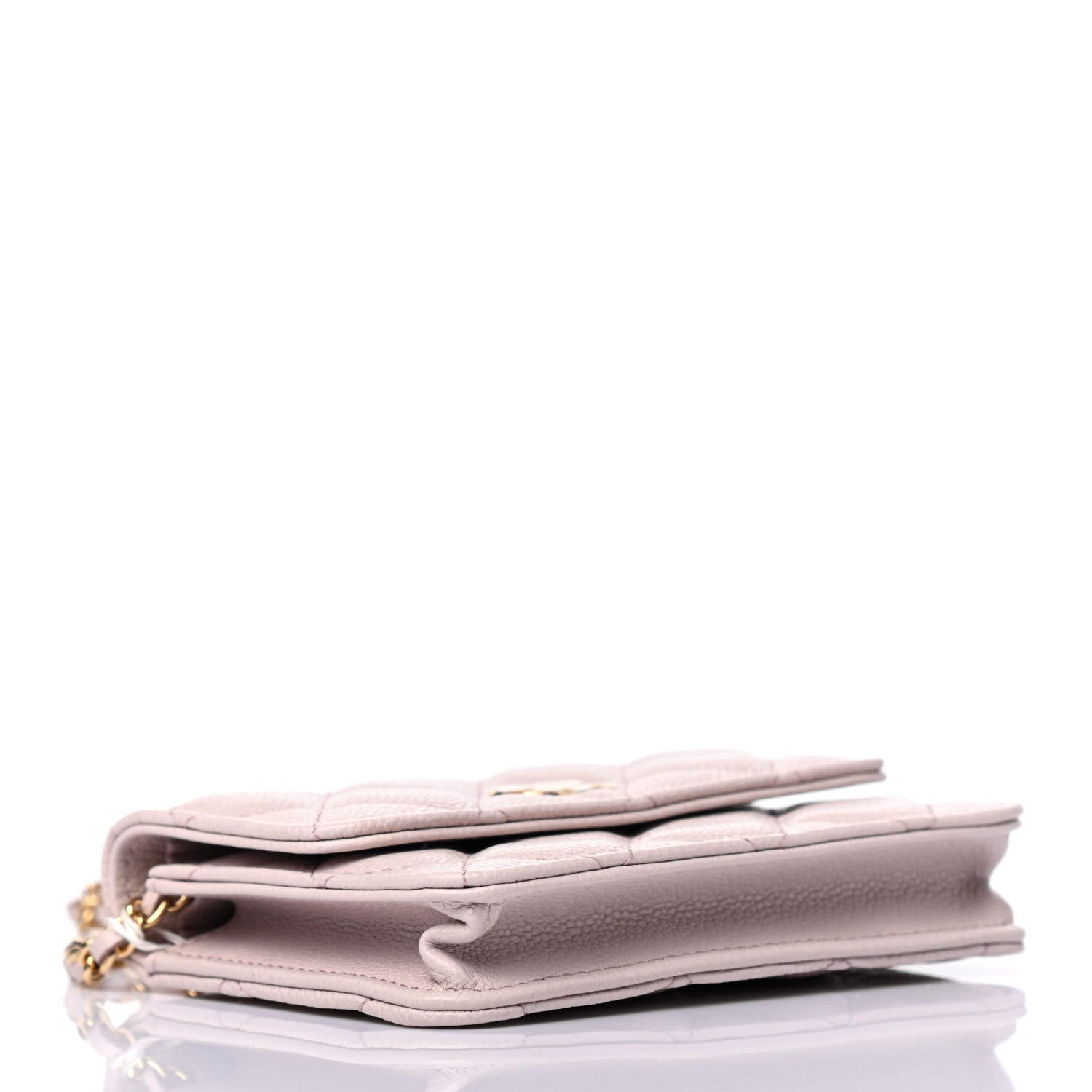 Chanel Caviar Quilted Miss Coco Clutch With Chain Light Purple 3 of 5