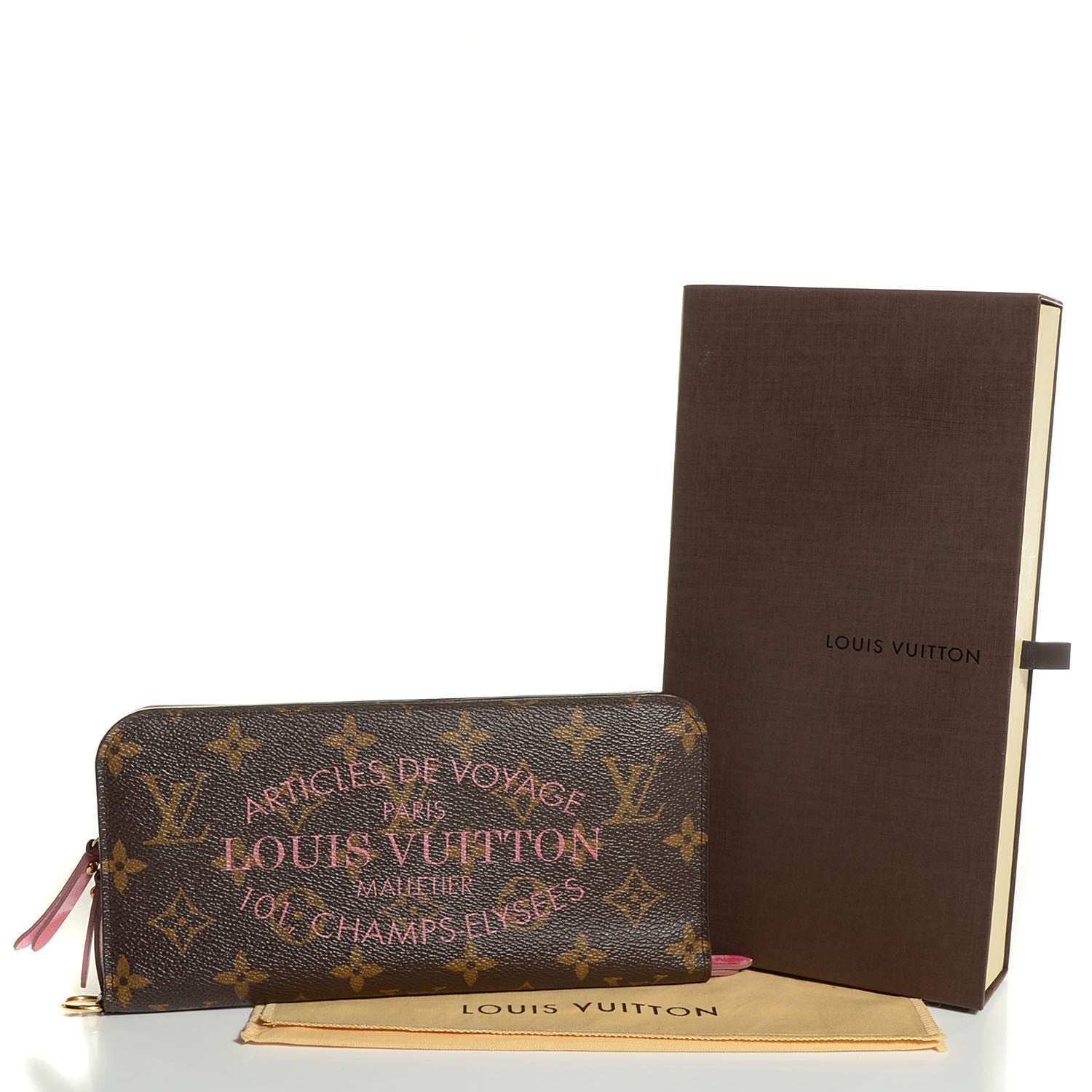 Louis Vuitton Monogram Ikat Insolite Wallet Rose Velours 5 of 8