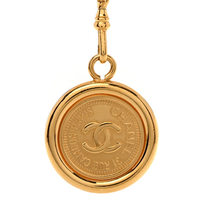 Chanel Metal Chain CC Medallion Belt Gold 3 of 3