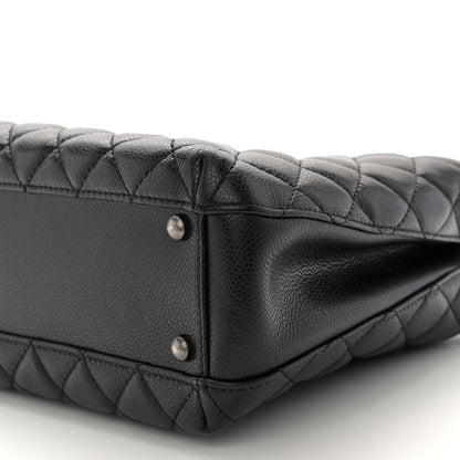 Chanel Caviar Quilted Small City Shopping Tote Black 10 of 10