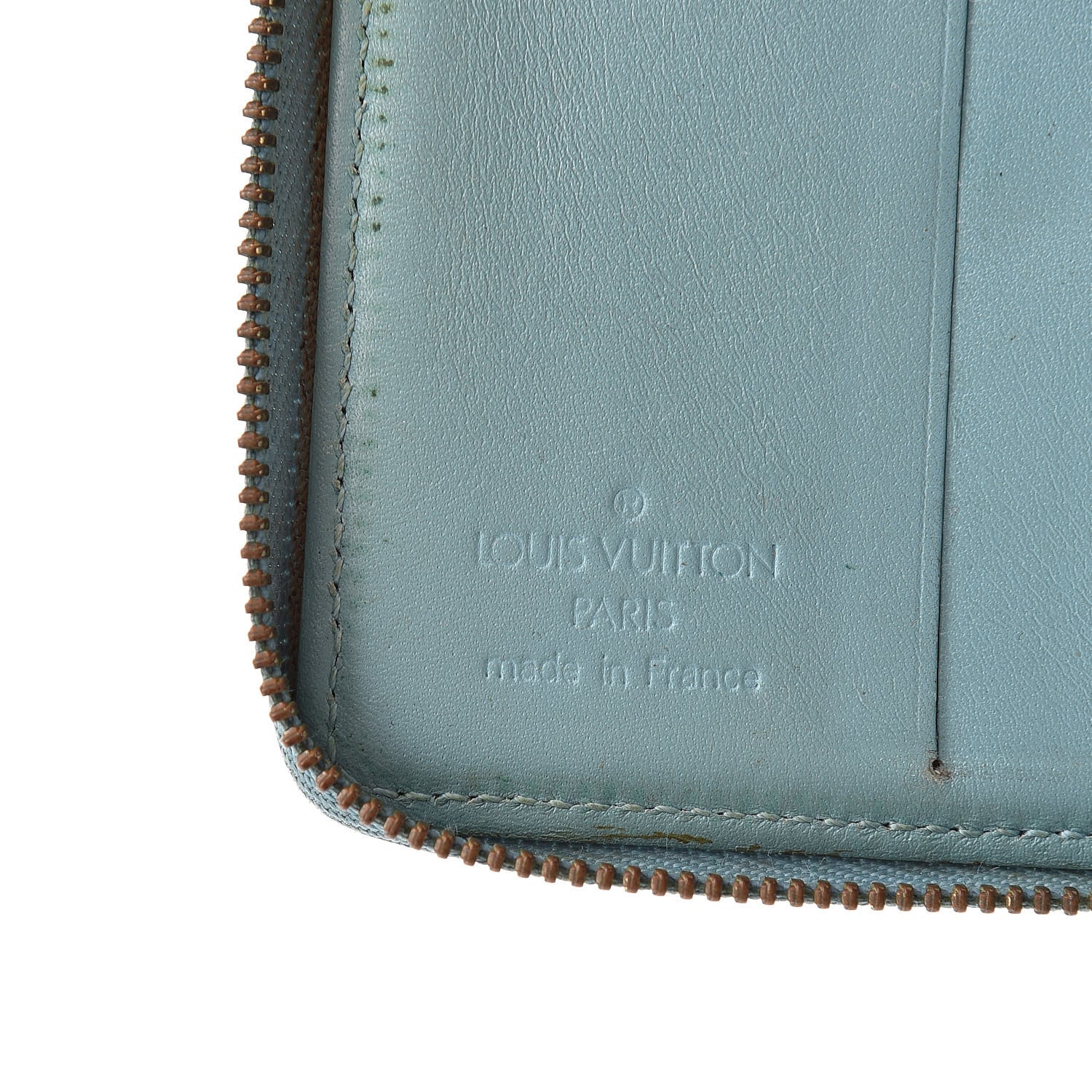 Louis Vuitton Vernis Zippy Coin Purse Baby Blue 6 of 13