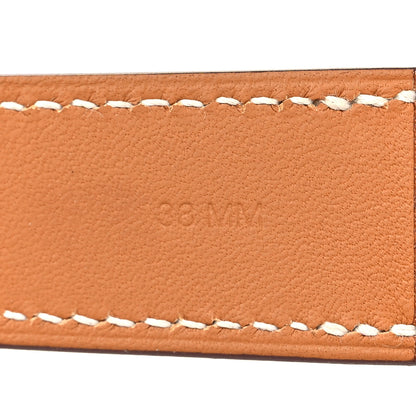 Hermes Barenia 38mm Apple Watch Double Tour Band Fauve 5 of 6