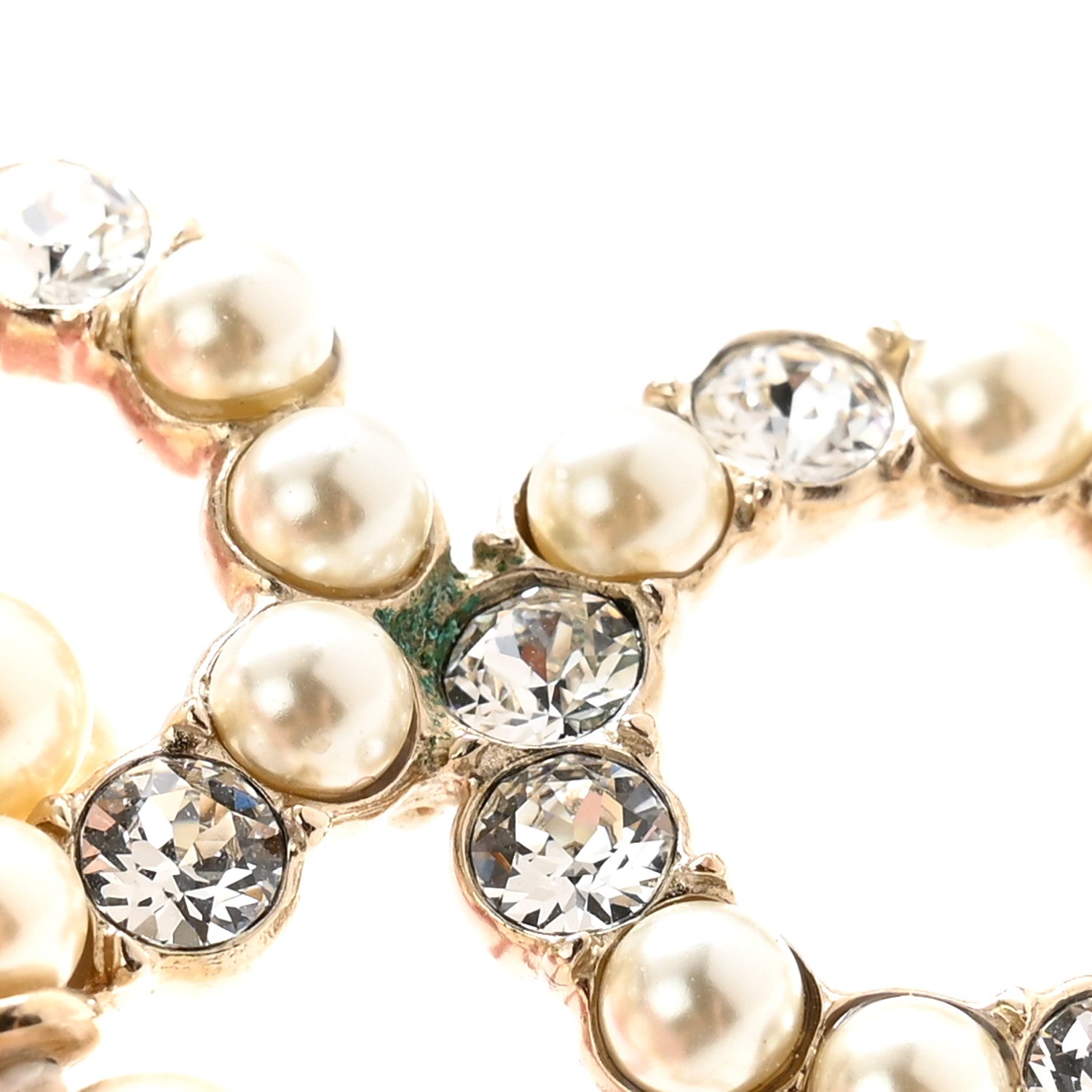 Chanel Pearl Crystal Coco Double Strand Belt Pearly White 4 of 5