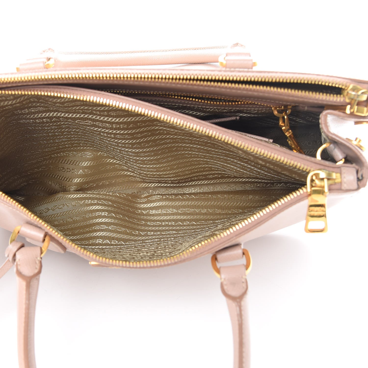 Prada Saffiano Medium Galleria Double Zip Tote Cammeo 6 of 19