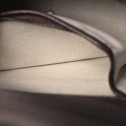 Gucci Canvas Calfskin 100 Centennial Music Medium Bamboo 1947 Top Handle Bag Multicolor 8 of 12