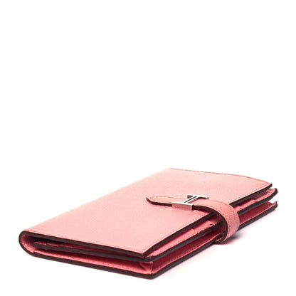 Hermes Epsom Bearn Gusset Wallet Rose Confetti 6 of 14